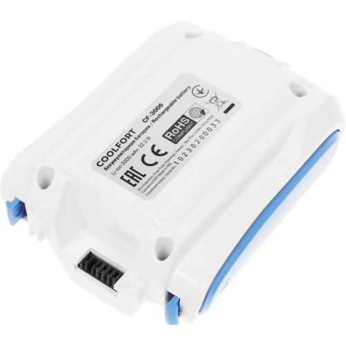 Пылесос/ Пылесос Coolfort CF-3006 130Вт белый/голубой