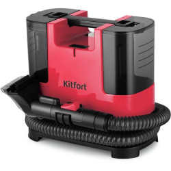 Пылесос моющий/ Пылесос моющий Kitfort КТ-5162 400Вт малиновый/черный