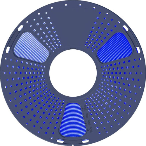 -/ Филамент NV PRINT PLA Transparent Blue для 3D печати диаметр 1.75мм  длина 330 метров  масса 1 кг