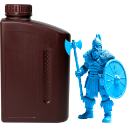 -/ Фотополимерная смола NVPRINT Standard Resin Sky Blue для 3D печати 1 кг (бут)