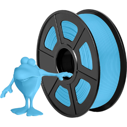 -/ Филамент NVPRINT PLA Matte Light Blue для 3D печати диаметр 1.75мм  длина 330 метров  масса 1 кг