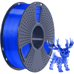 -/ Филамент NV PRINT PLA Transparent Blue для 3D печати диаметр 1.75мм  длина 330 метров  масса 1 кг