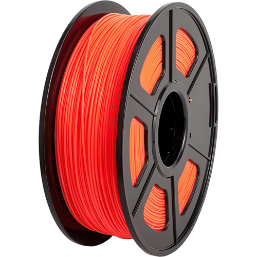 -/ Филамент NVPRINT PLA Noctilucent (Glow In the Dark) Red для 3D печати диаметр 1.75мм  длина 330 метров  масса 1 кг