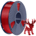 -/ Филамент NV PRINT PLA Transparent Red для 3D печати диаметр 1.75мм  длина 330 метров  масса 1 кг