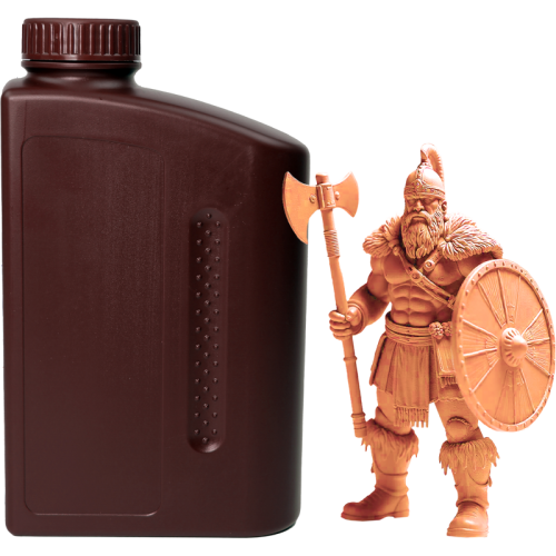 -/ Фотополимерная смола NVPRINT Standard Resin Orange для 3D печати;  1 кг/бут