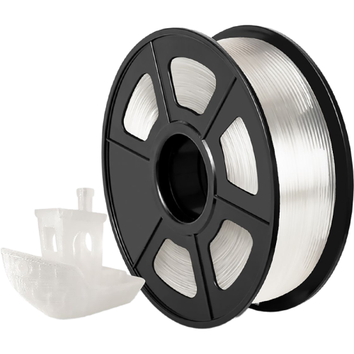 -/ Филамент NVPRINT ABS Transparent для 3D печати диаметр 1.75мм  длина 330 метров  масса 1 кг