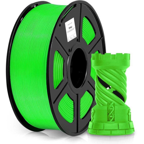 Пластик для принтера 3D Cactus CS-3D-TPU-0.8KG-GREEN TPU d1.75мм 0.8кг L336м 1цв.