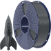 -/ Филамент NVPRINT PLA High Speed Grey для 3D печати диаметр 1.75мм  длина 330 метров  масса 1 кг