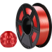 -/ Филамент NVPRINT Silk PLA+ Red для 3D печати диаметр 1.75мм  длина 330 метров  масса 1 кг