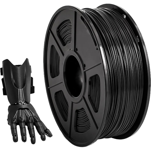 -/ Филамент NVPRINT ABS Black для 3D печати диаметр 1.75мм  длина 330 метров  масса 1 кг