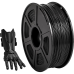 -/ Филамент NVPRINT ABS Black для 3D печати диаметр 1.75мм длина 330 метров масса 1 кг -/ Филамент NVPRINT ABS Black для 3D печати диаметр 1.75мм длина 330 метров масса 1 кг
