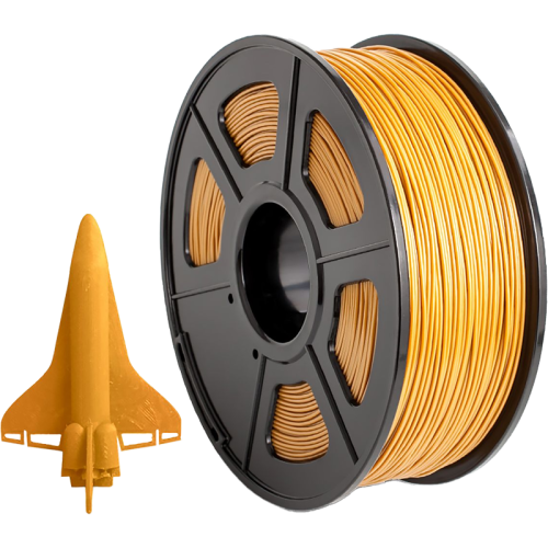 -/ Филамент NVPRINT ABS Gold для 3D печати диаметр 1.75мм  длина 330 метров  масса 1 кг