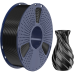-/ Филамент NVPRINT TPU Silk Black для 3D печати диаметр 1.75мм  длина 330 метров  масса 1 кг