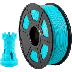 -/ Филамент NVPRINT ABS Cyan для 3D печати диаметр 1.75мм  длина 330 метров  масса 1 кг