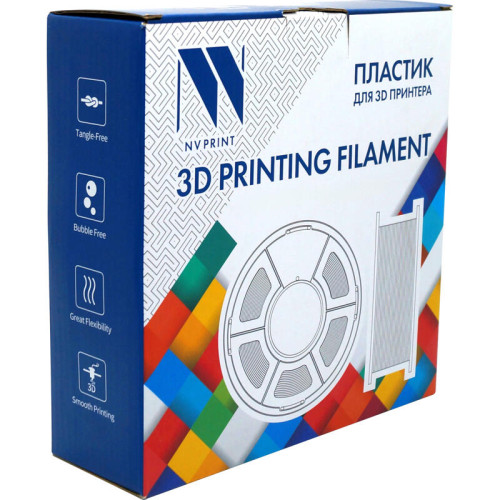 -/ Филамент NVPRINT PVA  для 3D печати диаметр 1.75мм  длина 165 метров  масса 0,5 кг