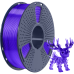 -/ Филамент NVPRINT PLA+ Trasparent Purple для 3D печати диаметр 1.75мм  длина 330 метров  масса 1 кг