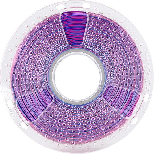 -/ Филамент NVPRINT Silk PLA+  Red/Blue  для 3D печати диаметр 1.75мм  длина 330 метров  масса 1 кг