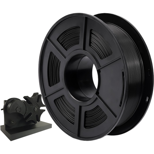 -/ Филамент NVPRINT PLA+ Black для 3D печати диаметр 1.75мм  длина 330 метров  масса 1 кг