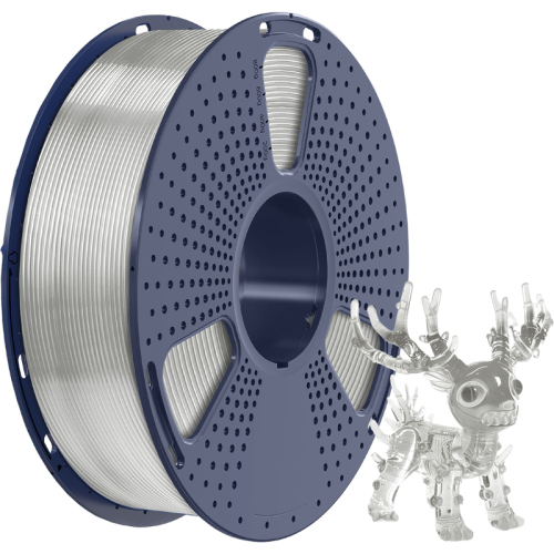 -/ Филамент NVPRINT PLA+ Trasparent White для 3D печати диаметр 1.75мм  длина 330 метров  масса 1 кг