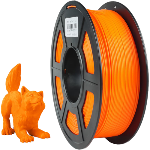 -/ Филамент NVPRINT PETG Sunny Orange для 3D печати диаметр 1.75мм  длина 330 метров  масса 1 кг