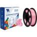 -/ Филамент NVPRINT Silk PLA+ Pink для 3D печати диаметр 1.75мм  длина 330 метров  масса 1 кг