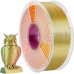 -/ Филамент NVPRINT Silk PLA+ Red/Yellow/Green для 3D печати диаметр 1.75мм длина 330 метров масса 1 кг -/ Филамент NVPRINT Silk PLA+ Red/Yellow/Green для 3D печати диаметр 1.75мм длина 330 метров масса 1 кг