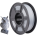 -/ Филамент NVPRINT PLA Silver для 3D печати диаметр 1.75мм длина 330 метров масса 1 кг -/ Филамент NVPRINT PLA Silver для 3D печати диаметр 1.75мм длина 330 метров масса 1 кг