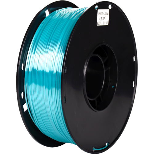 -/ Пластик для принтера 3D Cactus CS-3D-PLA-1KG-S-CYAN PLA SILK d1.75мм 1кг L326м 1цв.