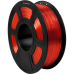 -/ Филамент NVPRINT PETG Clear Red Прозрачно-красный для 3D печати диаметр 1.75мм   масса 1 кг
