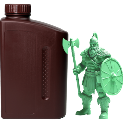 -/ Фотополимерная смола NVPRINT Plant Based Resin Green для 3D печати 1 кг (бут)