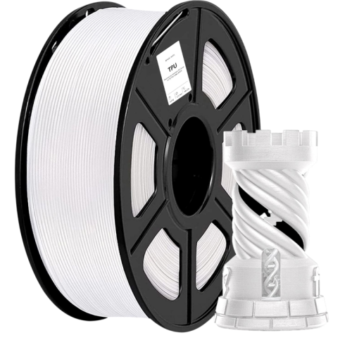 -/ Пластик для принтера 3D Cactus CS-3D-TPU-0.8KG-WHITE TPU d1.75мм 0.8кг L336м 1цв.