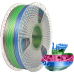 -/ Филамент NVPRINT Silk PLA+ Rainbow 06 для 3D печати диаметр 1.75мм  длина 330 метров  масса 1 кг
