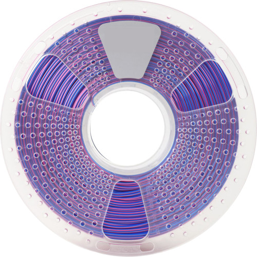 -/ Филамент NVPRINT Silk PLA+  Red/Blue  для 3D печати диаметр 1.75мм  длина 330 метров  масса 1 кг