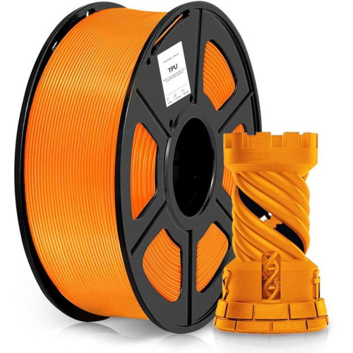 Пластик для принтера 3D Cactus CS-3D-TPU-0.8KG-ORANGE TPU d1.75мм 0.8кг L336м 1цв.