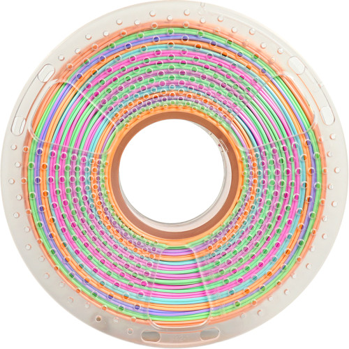 -/ Филамент NVPRINT Silk PLA+ Rainbow 04 для 3D печати диаметр 1.75мм  длина 330 метров  масса 1 кг