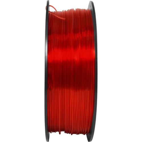 -/ Филамент NVPRINT PETG Clear Red Прозрачно-красный для 3D печати диаметр 1.75мм   масса 1 кг