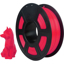 -/ Филамент NVPRINT PLA+ Cherry Red для 3D печати диаметр 1.75мм  длина 330 метров  масса 1 кг