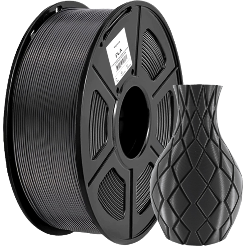 -/ Пластик для принтера 3D Cactus CS-3D-PLA-1KG-BLACK PLA d1.75мм 1кг L326м 1цв.