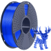 -/ Филамент NVPRINT PLA+ Trasparent Blue для 3D печати диаметр 1.75мм  длина 330 метров  масса 1 кг