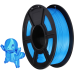 -/ Филамент NVPRINT Silk PLA+ Blue для 3D печати диаметр 1.75мм  длина 330 метров  масса 1 кг