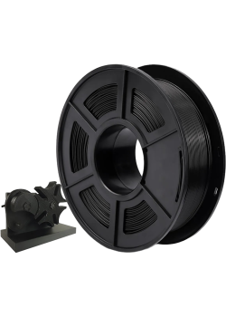 -/ Филамент NVPRINT PLA  Black для 3D печати диаметр 1.75мм  длина 330 метров  масса 1 кг