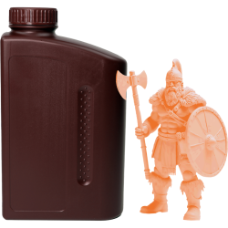 -/ Фотополимерная смола NVPRINT Plant Based Resin Orange для 3D печати 1 кг (бут)