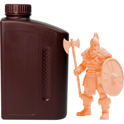 -/ Фотополимерная смола NVPRINT Plant Based Resin Orange для 3D печати 1 кг (бут)