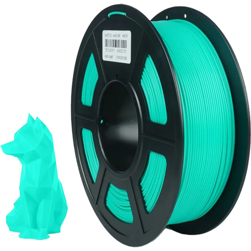 -/ Филамент NVPRINT PLA+  Mint Green для 3D печати диаметр 1.75мм  длина 330 метров  масса 1 кг
