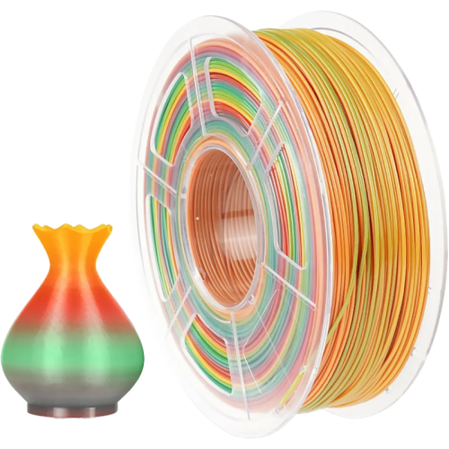 -/ Филамент NVPRINT PETG Rainbow для 3D печати диаметр 1.75мм  длина 330 метров  масса 1 кг