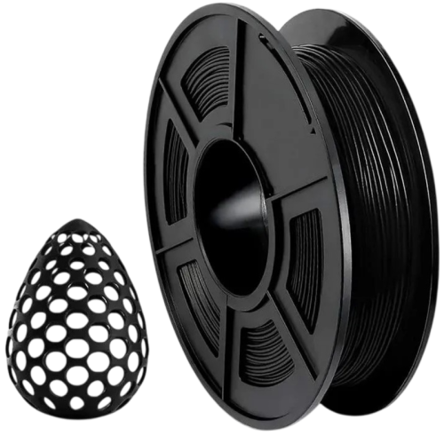 -/ Филамент NV PRINT TPU Black для 3D печати диаметр 1.75мм   масса 1 кг