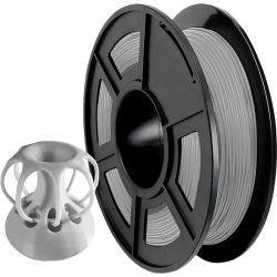 -/ Филамент NVPRINT TPU Grey для 3D печати диаметр 1.75мм  длина 165 метров  масса 0,5 кг