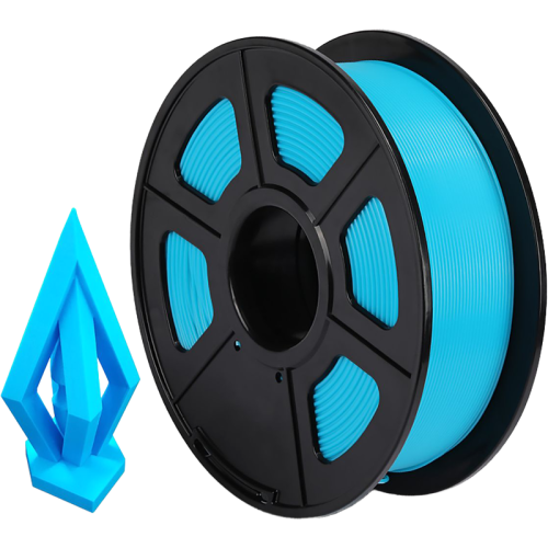 -/ Филамент NVPRINT PLA+ Cyan для 3D печати диаметр 1.75мм  длина 330 метров  масса 1 кг
