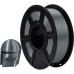 -/ Филамент NVPRINT Silk PLA+ Grey для 3D печати диаметр 1.75мм длина 330 метров масса 1 кг -/ Филамент NVPRINT Silk PLA+ Grey для 3D печати диаметр 1.75мм длина 330 метров масса 1 кг