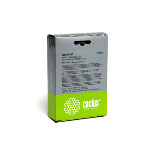 -/ Картридж матричный Cactus CS-SP300 фиолетовый для Samsung Star SP300/250 FR -/ Картридж матричный Cactus CS-SP300 фиолетовый для Samsung Star SP300/250 FR